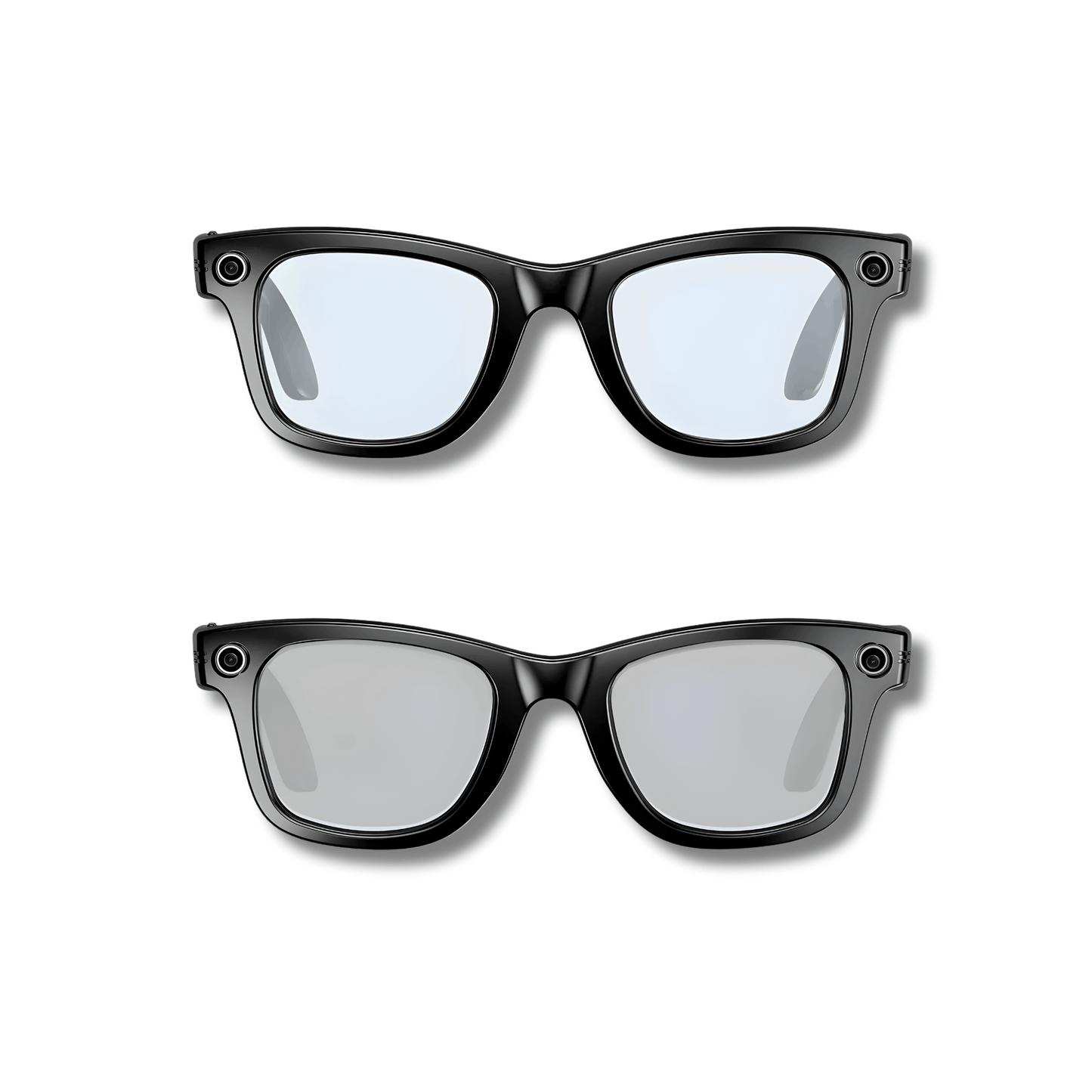 AI Smart Glasses with 8MP HD Camera, Dual-Mic Noise Reduction, Translation Support & Voice Assistant to Capture Life Hands-Free, Understand World, & Communicate Across Languages