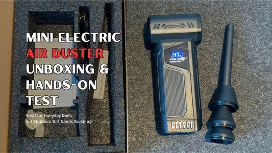 110000 RPM Mini Turbo Electric Air Duster Video Review | Pros, Cons & Real-World Cleaning Test