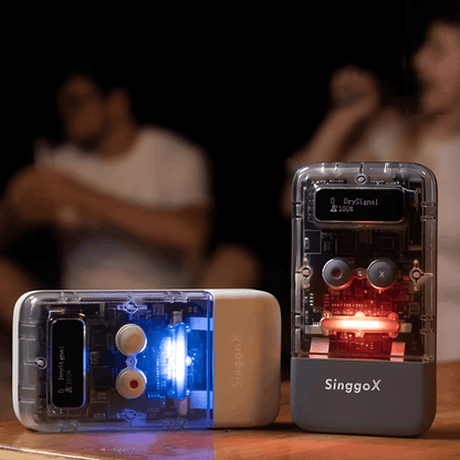 Plug-and-Play AI Vocal Remover Karaoke Processor - Instantly Transforms Any Song into Karaoke Through Your Powered Speakers, Home Audio Systems, Soundbars, or Car Audio | Real-Time Voice Cancellation, Bluetooth & FM & AUX Audio, Wireless Dual Microphones