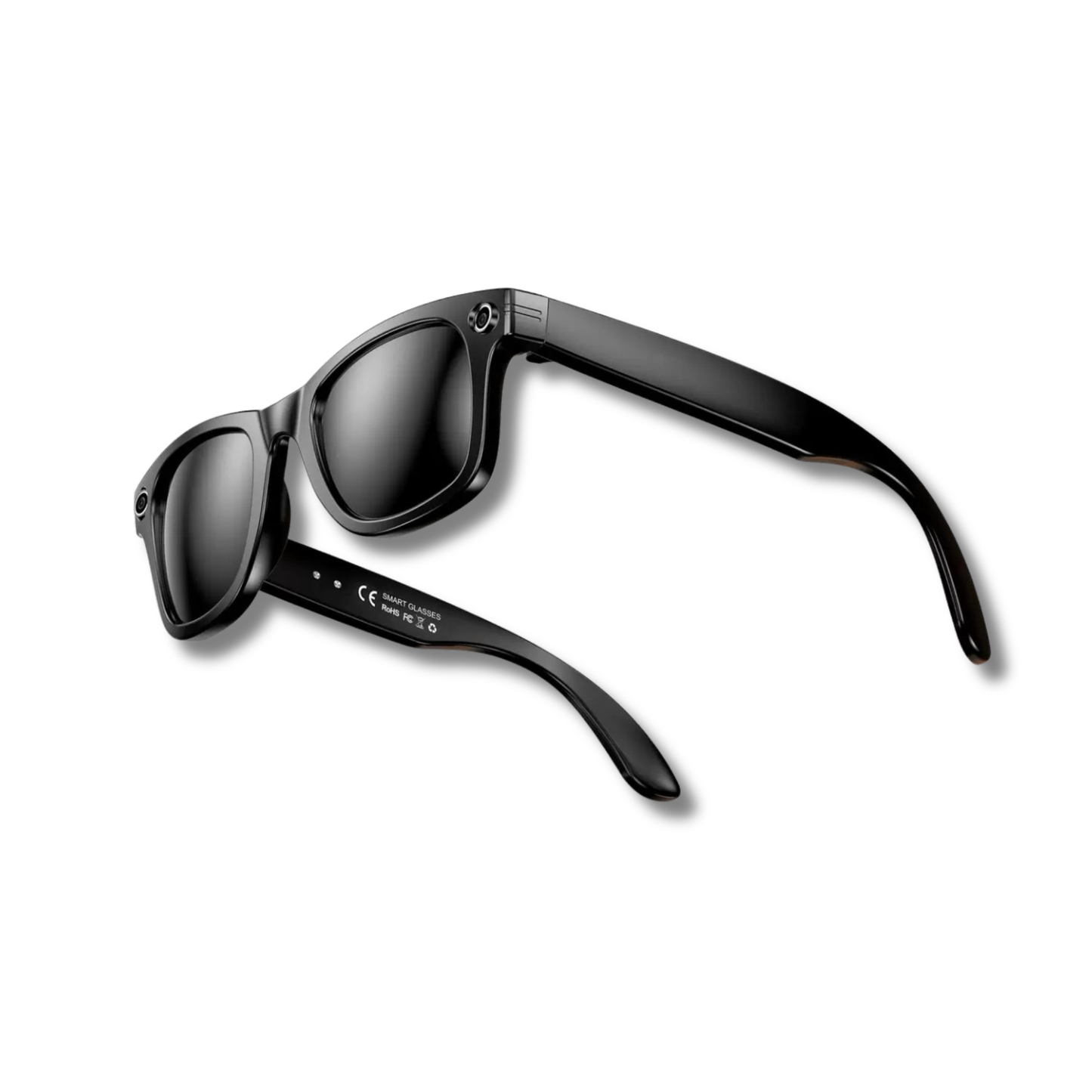 AI Smart Glasses with 8MP HD Camera, Dual-Mic Noise Reduction, Translation Support & Voice Assistant to Capture Life Hands-Free, Understand World, & Communicate Across Languages