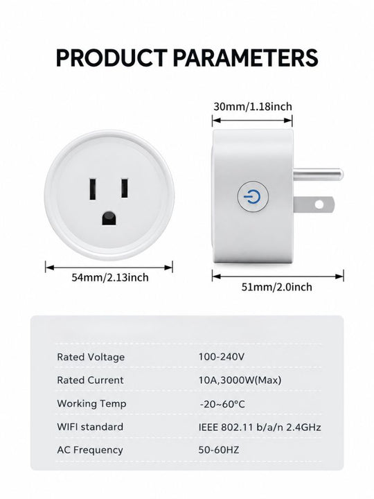 GX-SP13 Matter Wi-Fi Smart Plug for US Outlets | Cross-Platform Smart Control, Alexa Zero-Touch Setup | Turn Ordinary Appliances Smart with Voice, Remote &amp; Scheduled Control