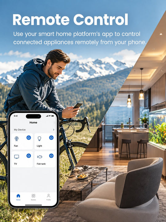 GX-SP13 Matter Wi-Fi Smart Plug for US Outlets | Cross-Platform Smart Control, Alexa Zero-Touch Setup | Turn Ordinary Appliances Smart with Voice, Remote &amp; Scheduled Control