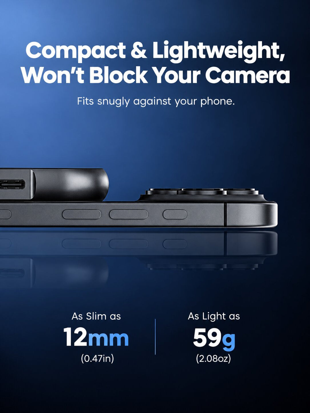 M.2 NVMe 2230 Magnetic SSD Enclosure - 10Gbps High-Speed Transfer, PD 100W Charging, ProRes 4K/60fps External Recording for iPhone 17/18, iPad, Android Phone, Laptop &amp; Steam Deck