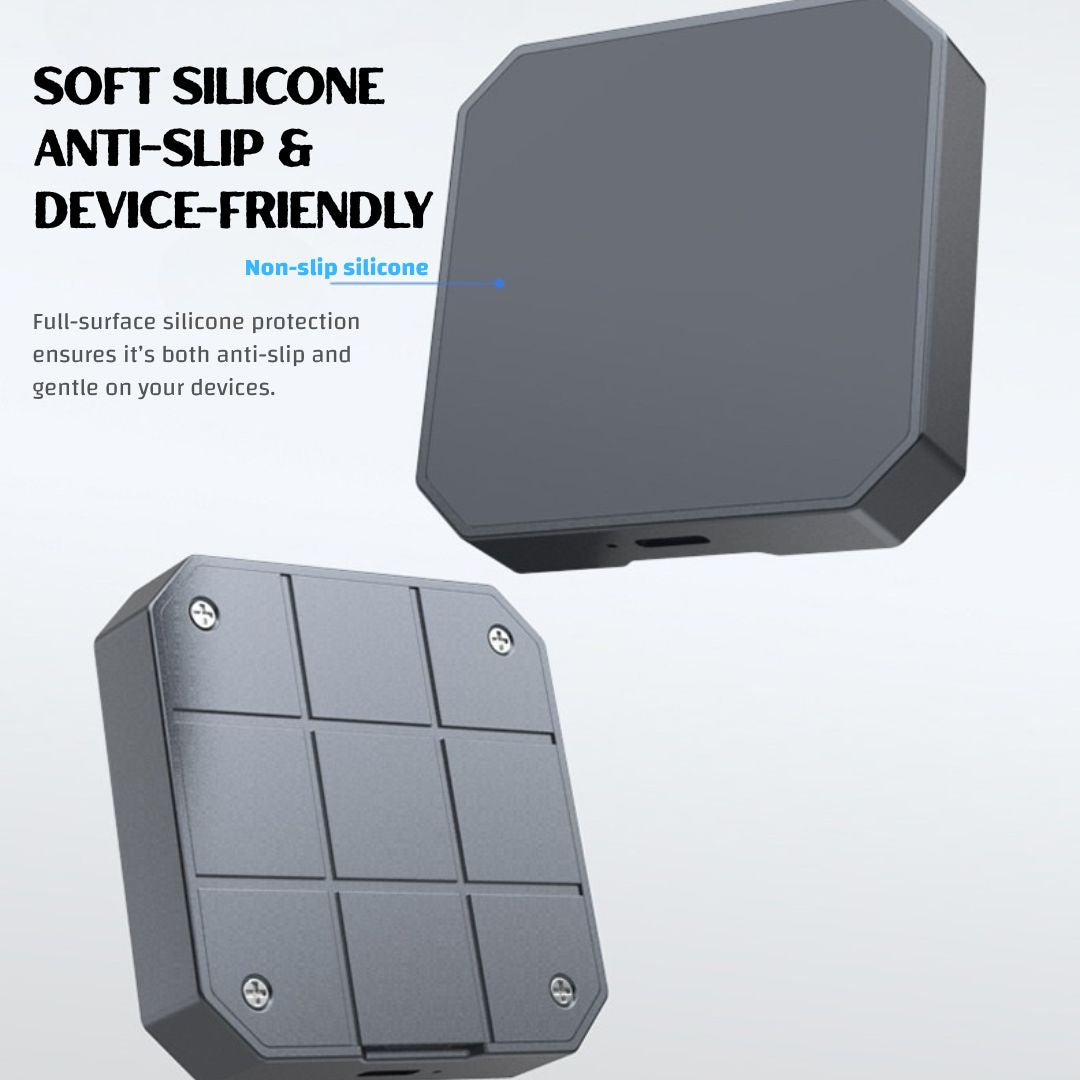 Magnetic M.2 SSD Enclosure / External SSD Case for iPhone & Android - 10Gbps USB 3.2 Gen 2 High-Speed Storage with Heat Dissipation & Drop Protection