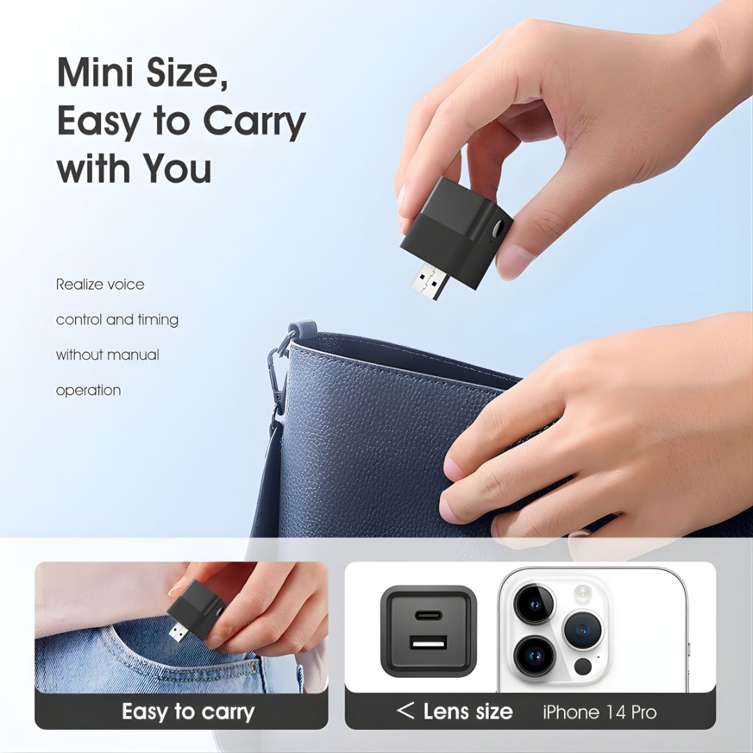 Tuya Smart USB Adapter Switch – Control Micro-USB / USB-C Powered Device Like Lamps, Chargers, or Fans via Mobile APP, Amazon Alexa, Google Home | WiFi & Zigbee Mini Power Controller