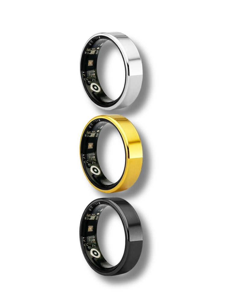 GX-SR22 Silent Vibration Smart Ring with Hands-Free Gesture Control, 24/7 Health Tracking, Stress Insights, Sleep Monitor, Daily Activity Tracking, and More for Work, Sleep, Fitness & Travel